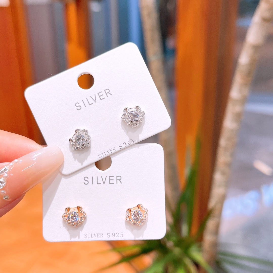 High Polish Silver Earrings Chic Everyday Wear Gold