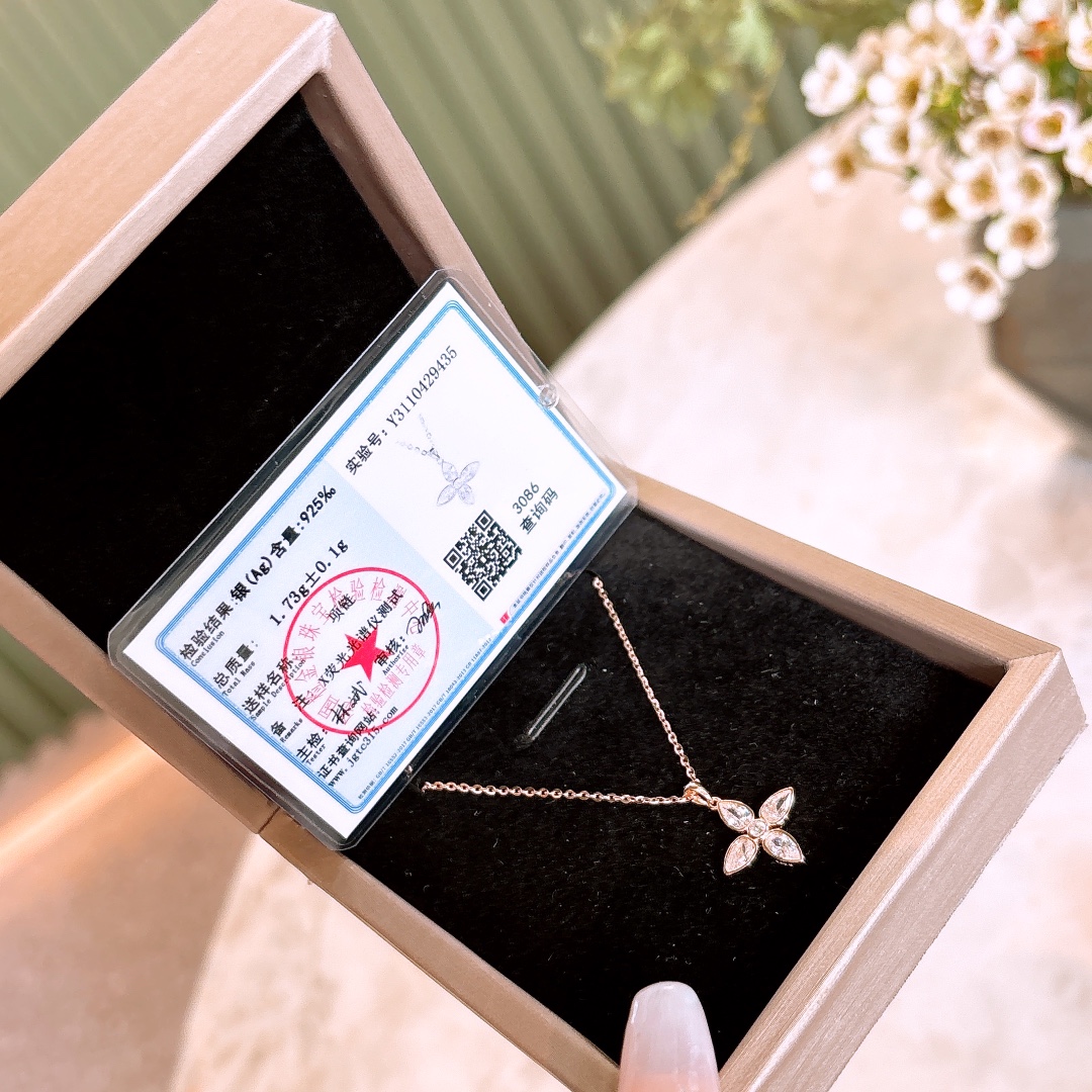 Fine Silver Necklace Lively Confession Silver