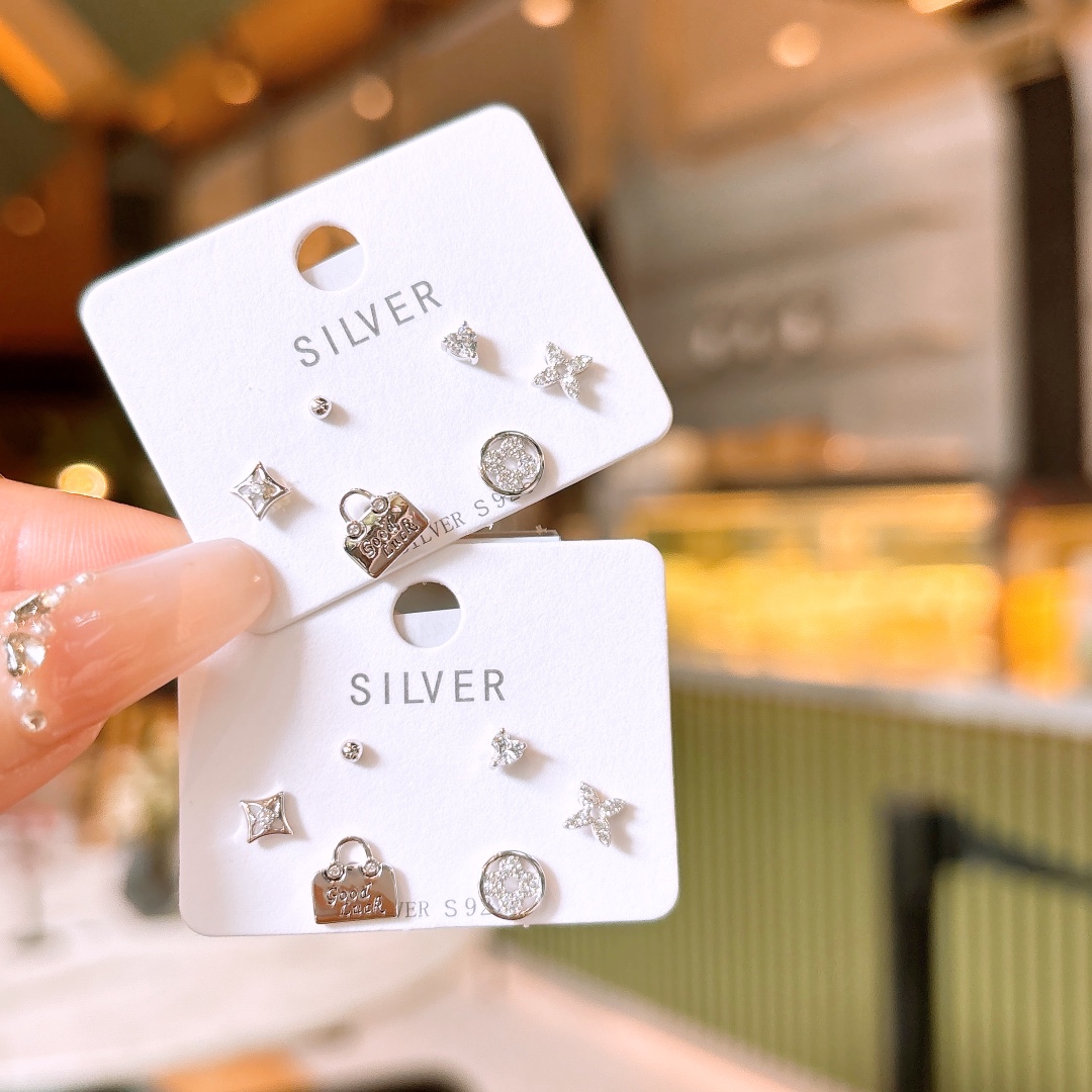 Low Allergy Silver Earrings Unique Confession Silver