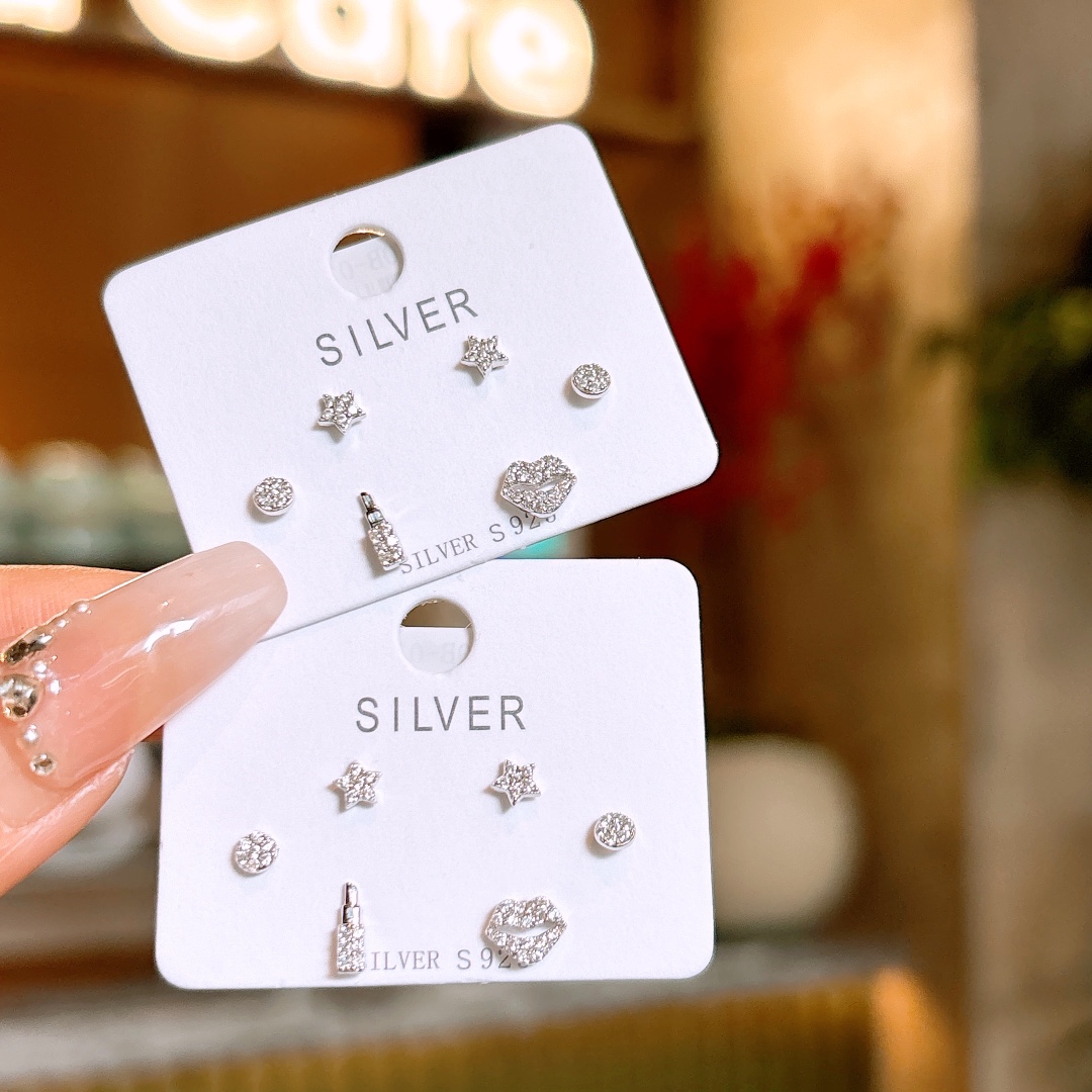 Hypoallergenic Silver Earrings Sweet Father's Day Silver