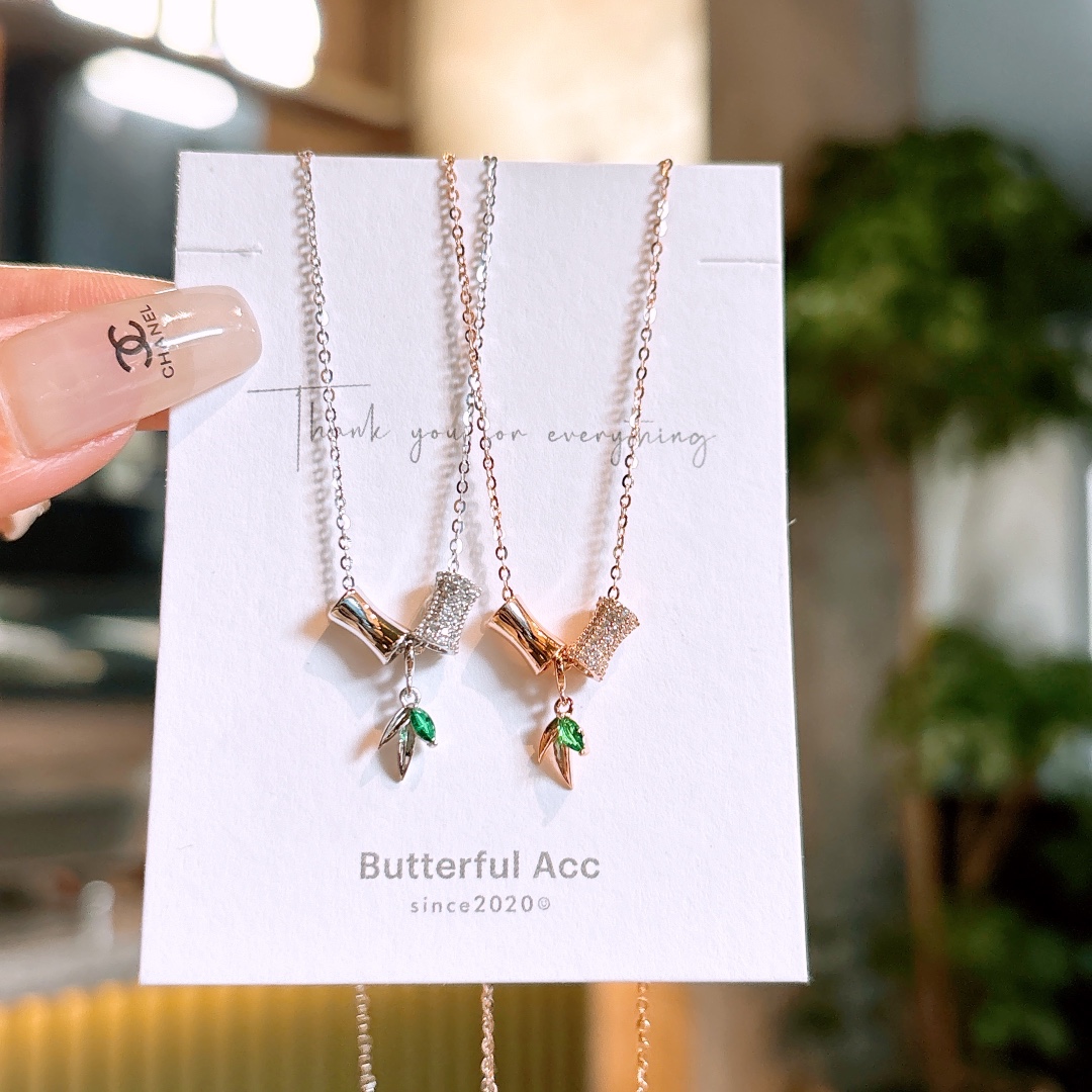 925 Silver Necklace Delicate Wedding Favor Silver