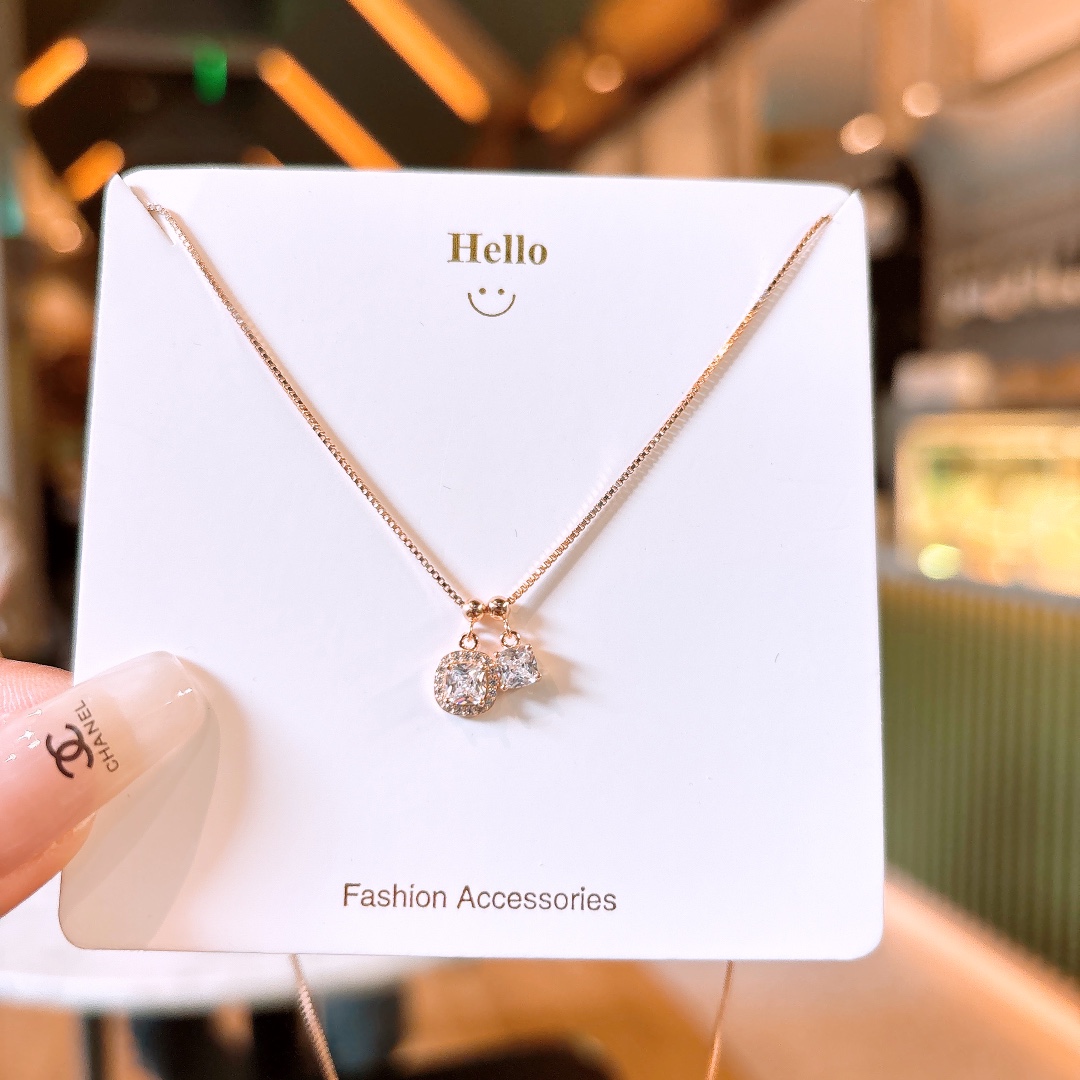 Allergiearmes Silber Kette Schick Geschenk für sie Silber