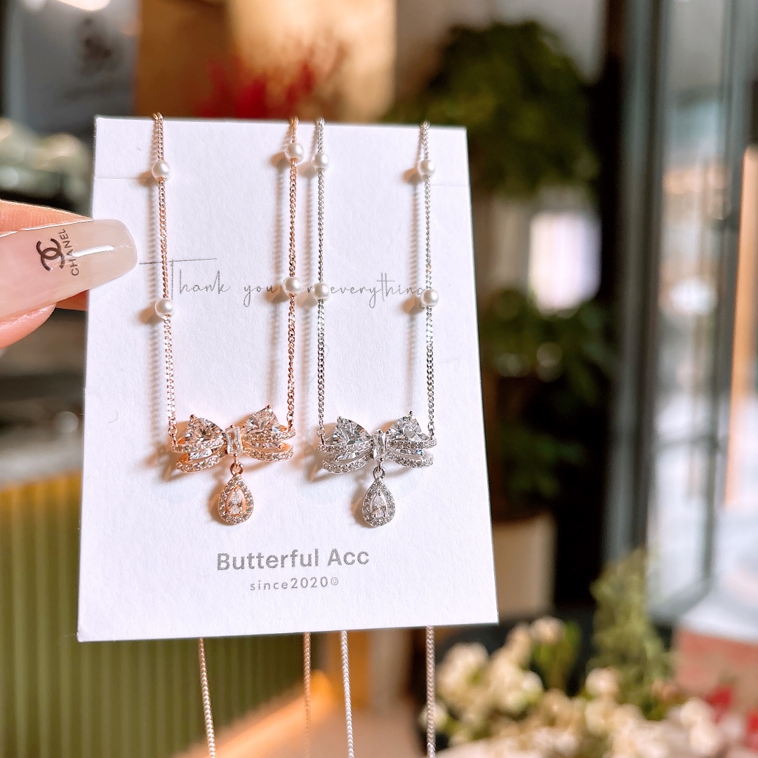 Fine Silver Necklace Sweet Date Night Silver