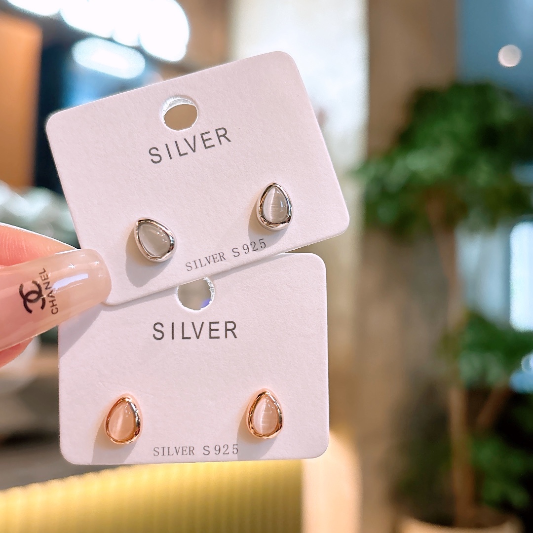 Low Allergy Silver Earrings Intellectual Mother's Birthday Gold