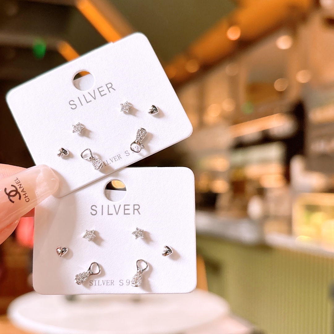 Hypoallergenic Silver Earrings French Office Gold