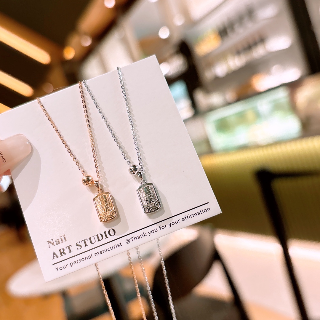 Low Allergy Silver Necklace Girly Mother's Birthday Silver