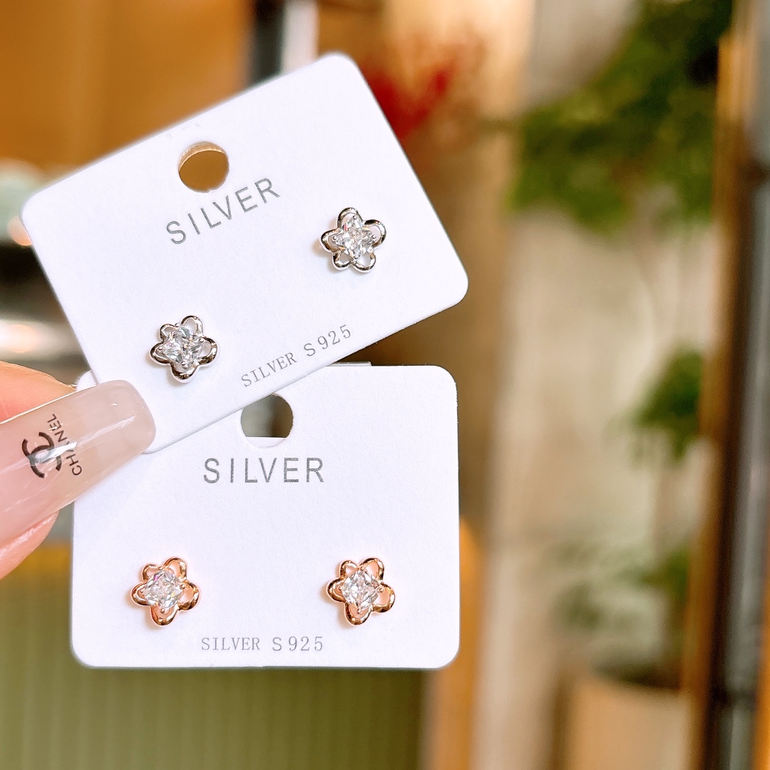 Nickel Free Silver Earrings Elegant Wedding Registration Silver