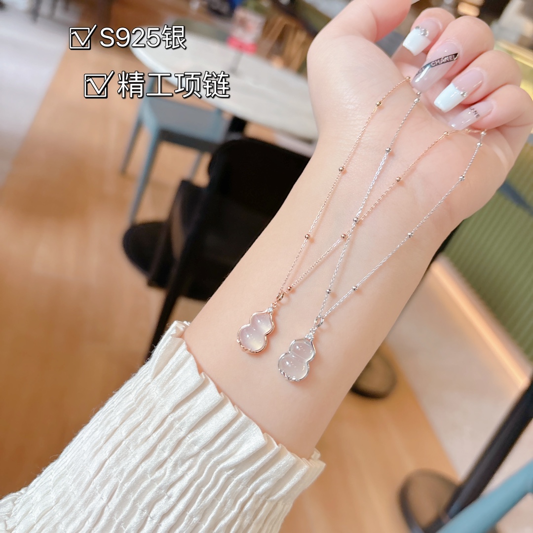 Solid Silver Necklace Ins Style Housewarming Silver