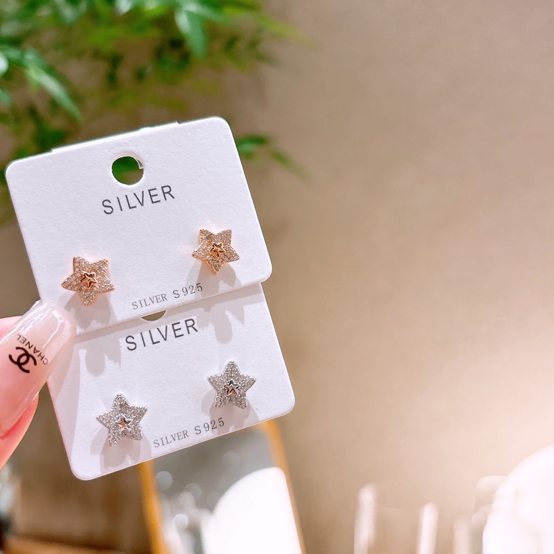 軽やか高品質シルバーイヤリングゴールド ウェディング