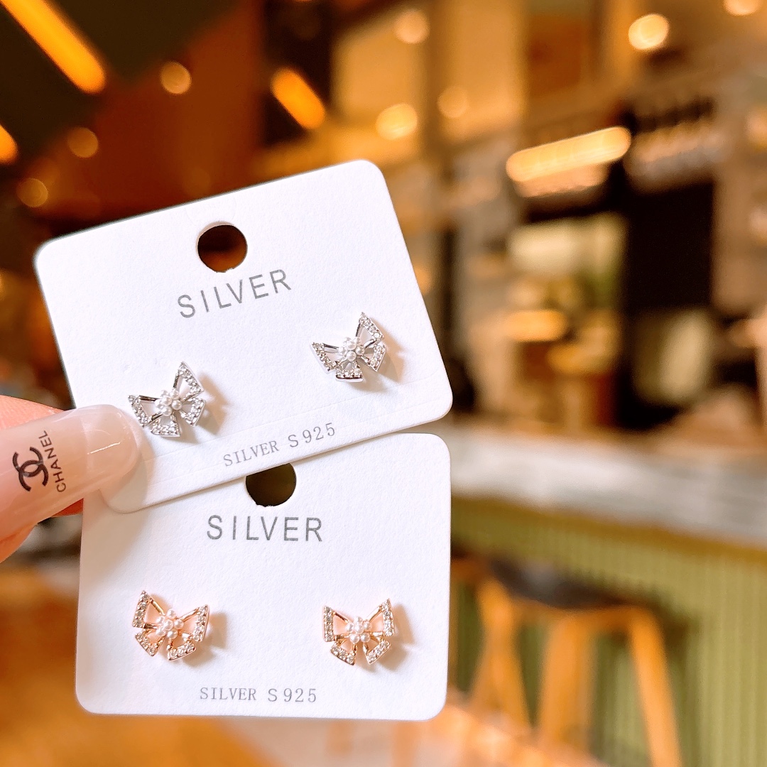 Low Allergy Silver Earrings Forest Teacher's Day Silver