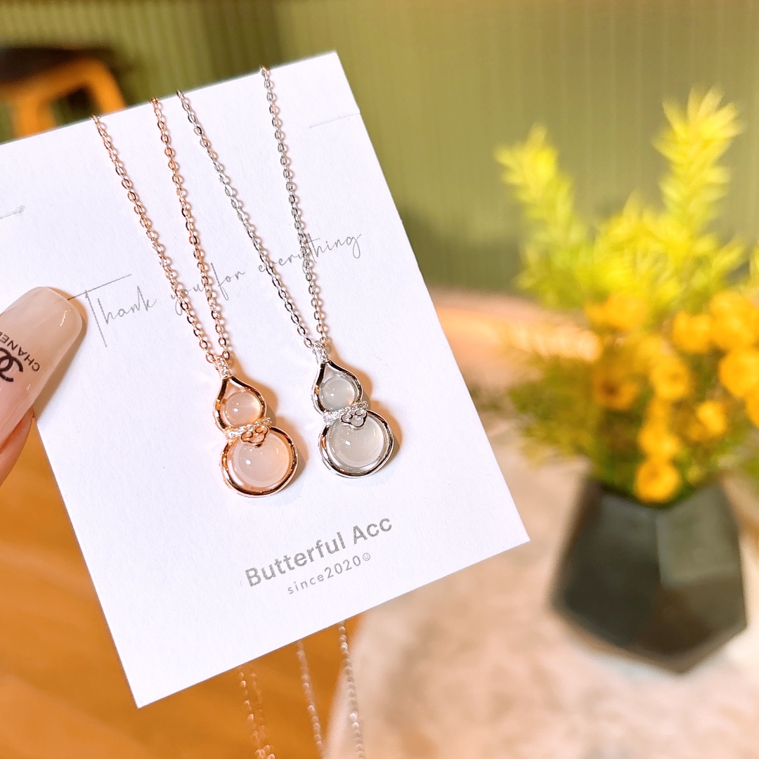 S925 Sterling Silver Necklace Premium Wedding Registration Silver