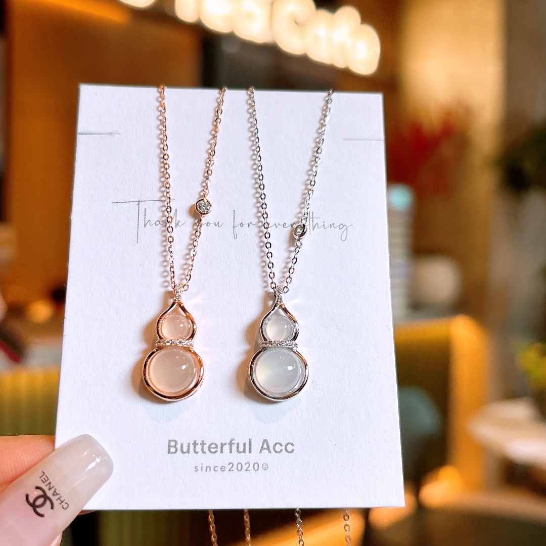 925 Silver Necklace Ultra Minimal Annual Party Silver