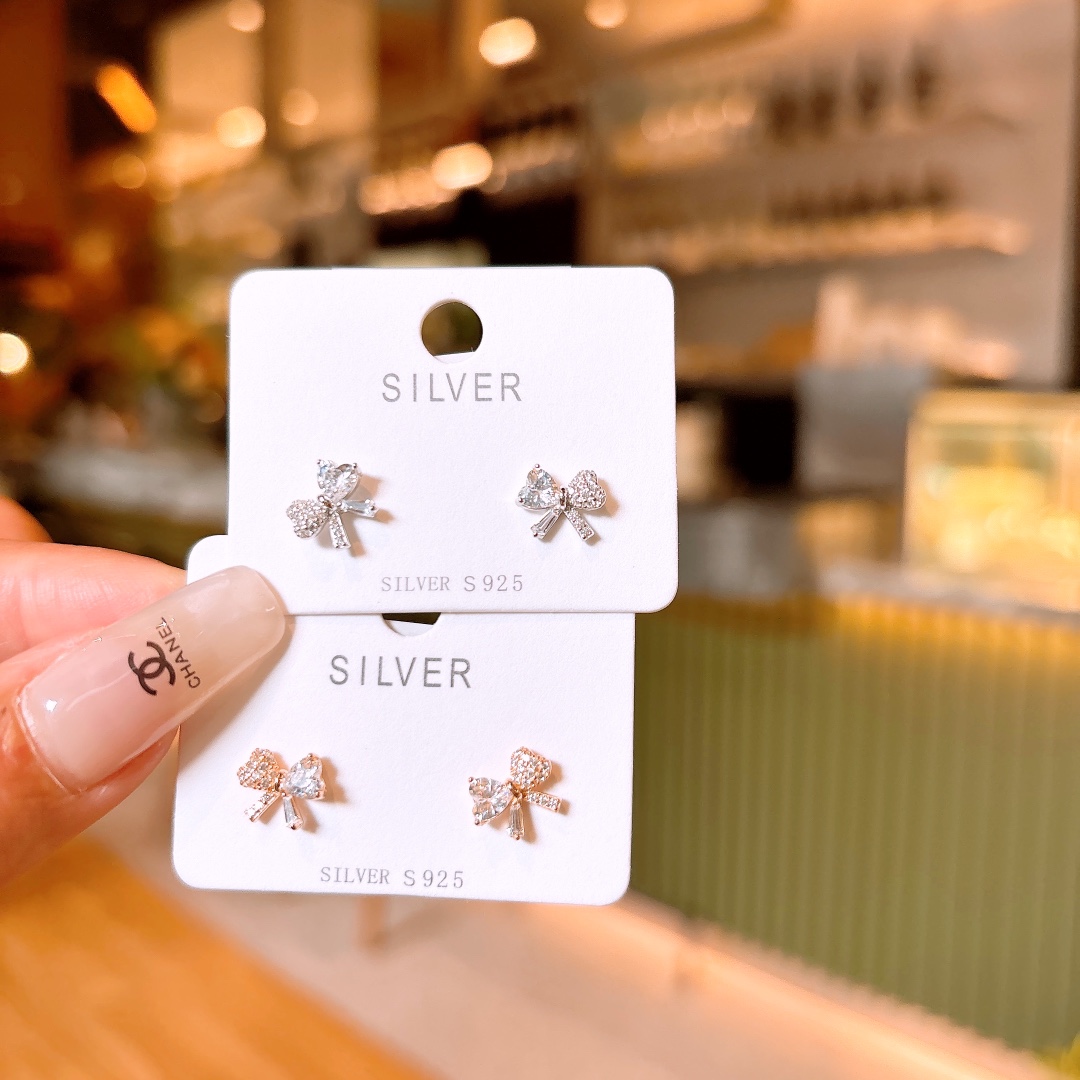 High Polish Silver Earrings Soft Gift for Her Silver