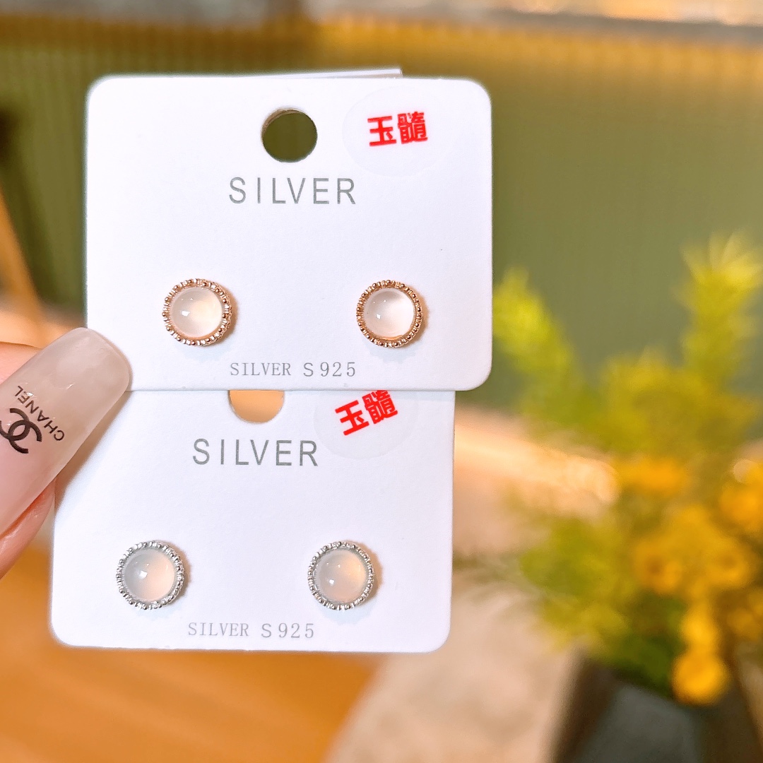 High Polish Silver Earrings Elegant Party Silver