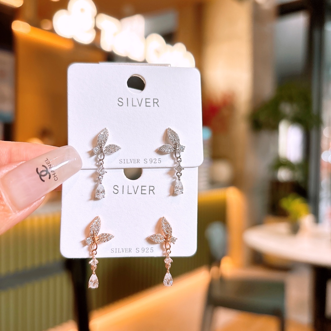 Low Allergy Silver Earrings Lively Bestie Gift Gold