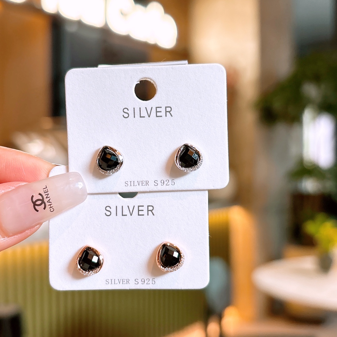 925 Silver Earrings Artistic Teacher's Day Gold