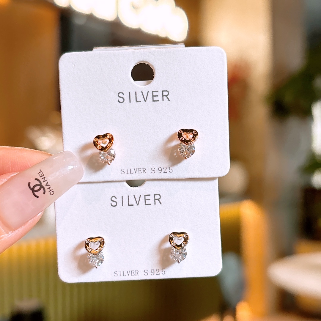 925 Silber Ohrringe Frisch Lehrertag Gold