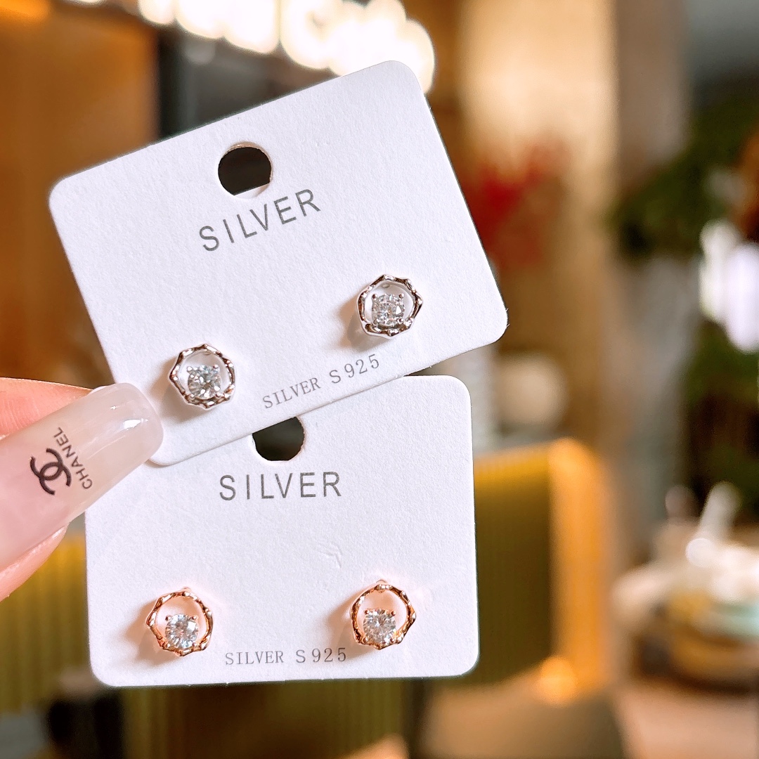 Nickelfreies Silber Ohrringe Künstlerisch Lehrertag Silber