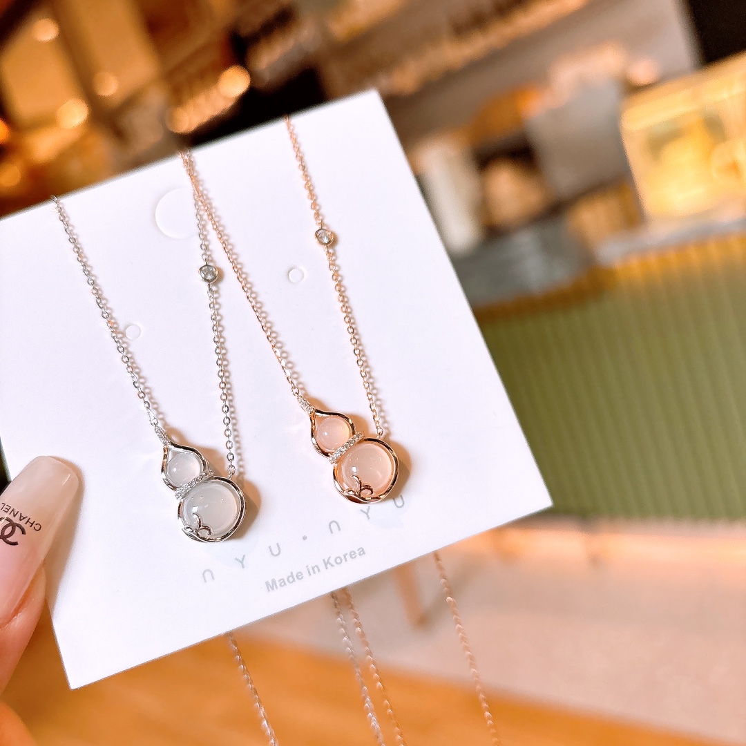 Fine Silver Necklace Gentle Wedding Registration Gold