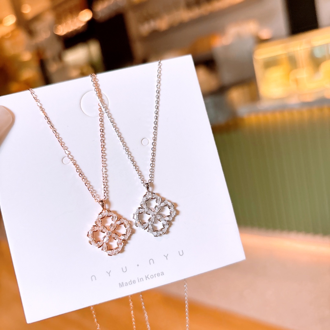 Solid Silver Necklace Minimalist Wedding Gold