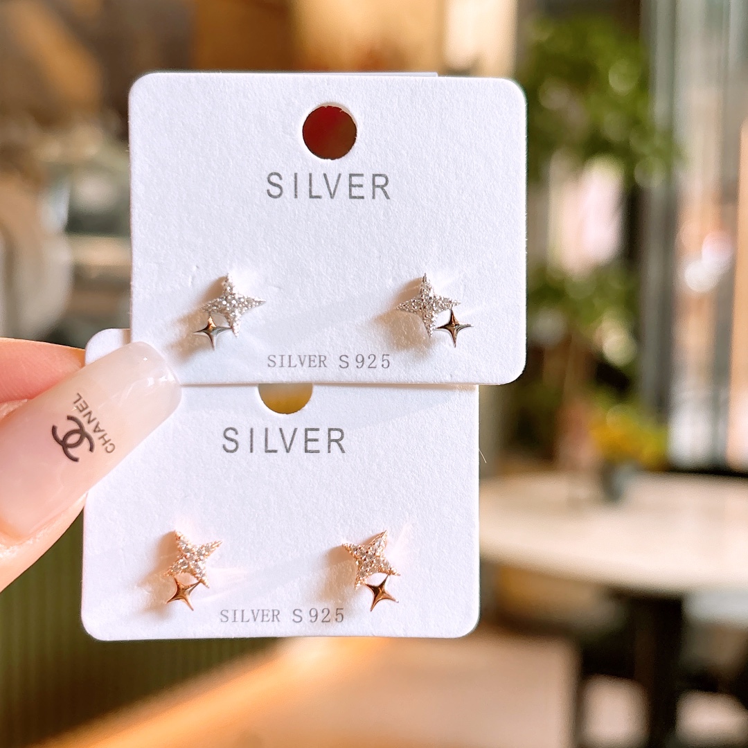 Nickel Free Silver Earrings Sweet & Cool Mother's Birthday Gold