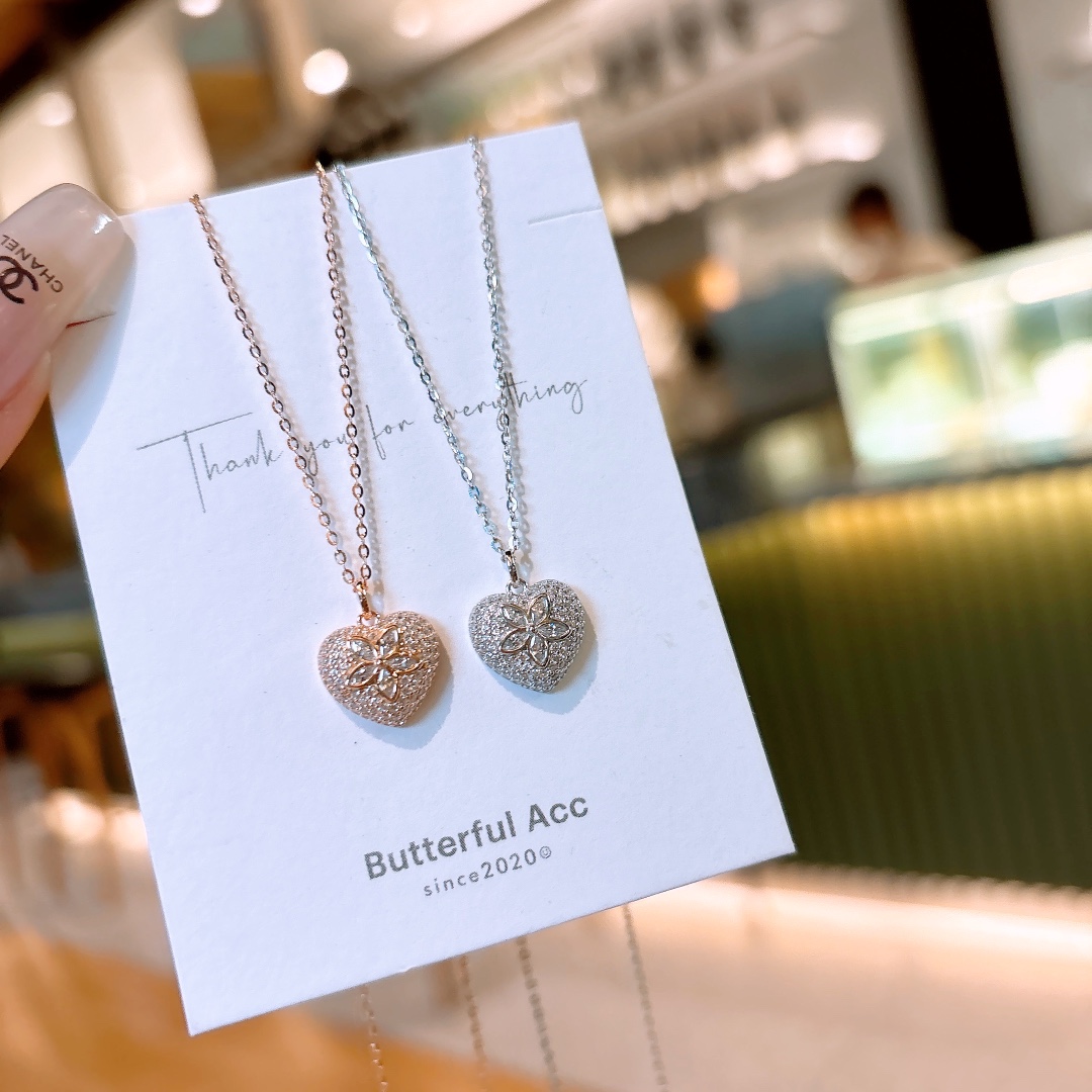 Low Allergy Silver Necklace Chic Father's Day Silver