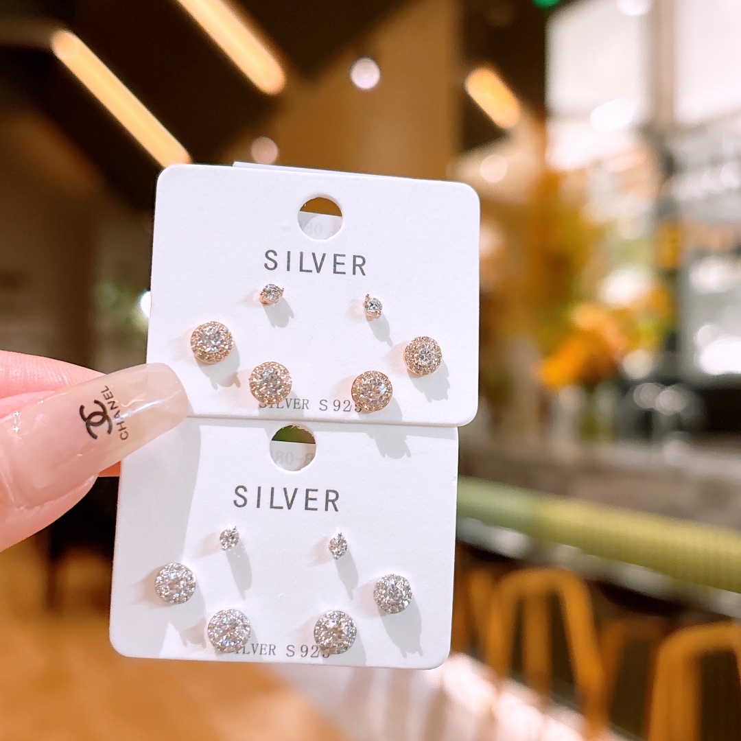 Fine Silver Earrings Premium Everyday Wear Gold