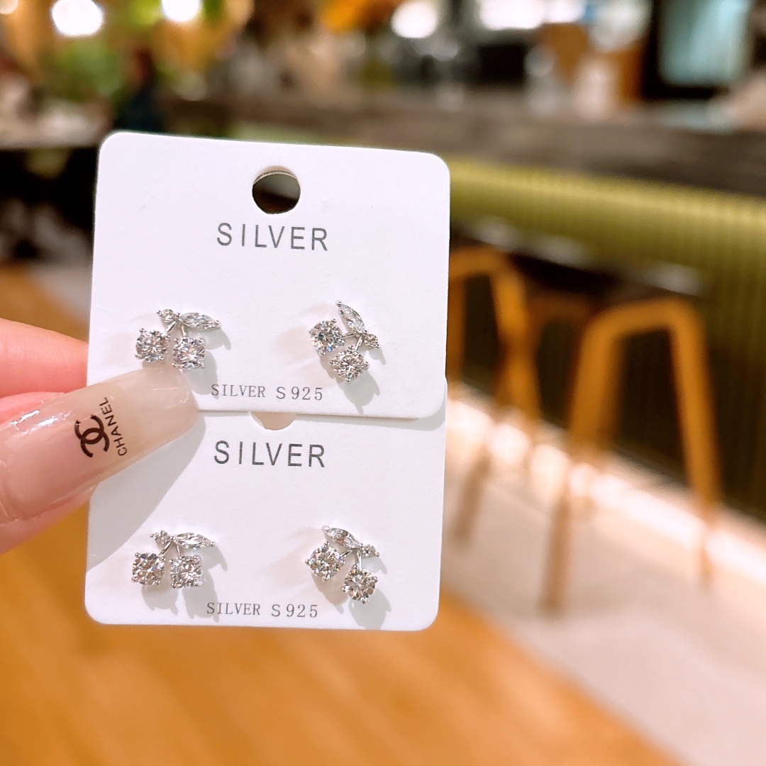 925 Silver Earrings Lively Father's Day Silver