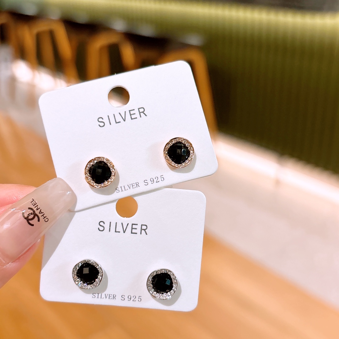 Hypoallergenic Silver Earrings Delicate Father's Day Gold