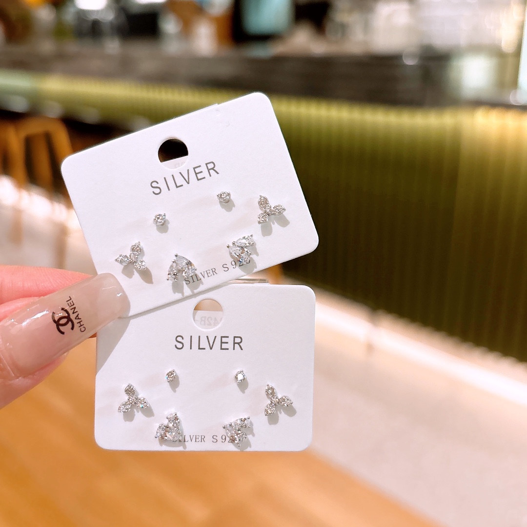 Fine Silver Earrings Premium Mother's Birthday Silver