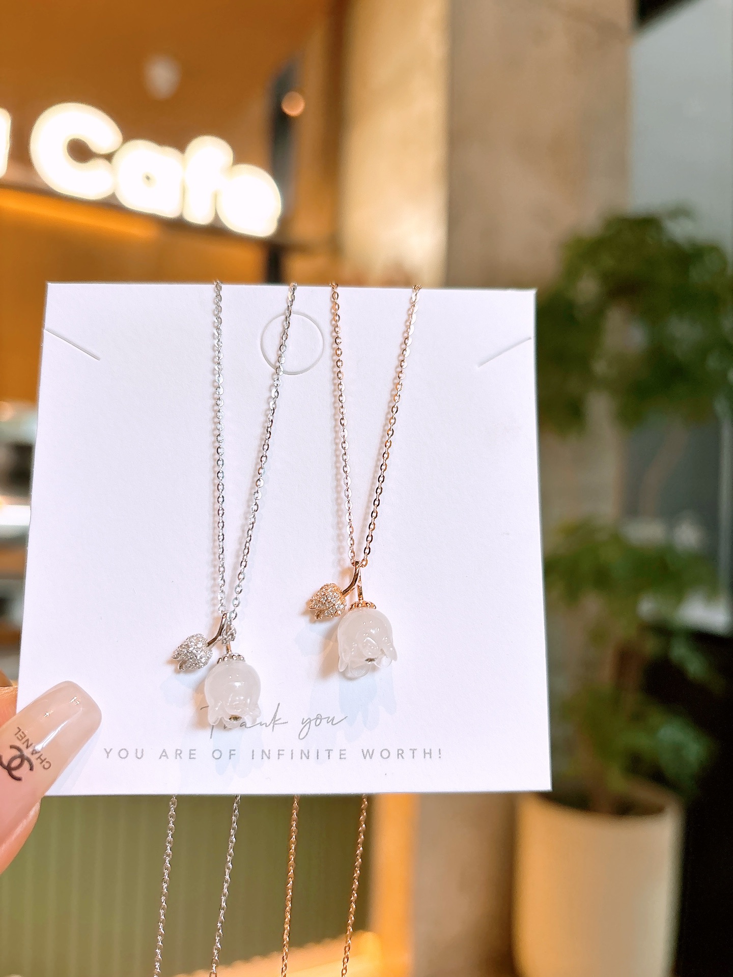 Hypoallergenic Silver Necklace Cute Gift for Her Gold