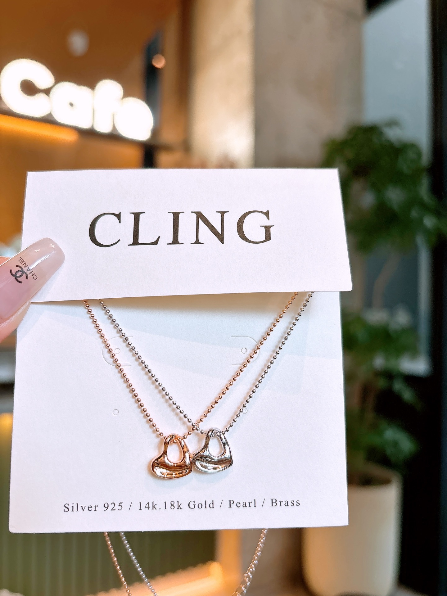 Fine Silver Necklace Cute Workplace Silver