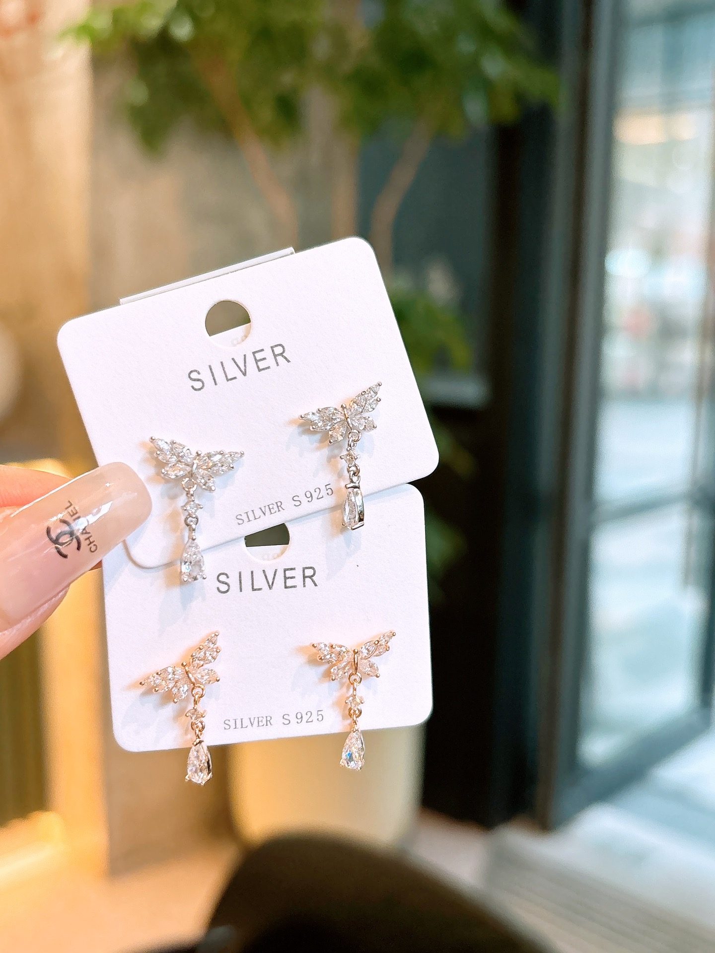 925 Silber Ohrringe Frisch Reise Silber