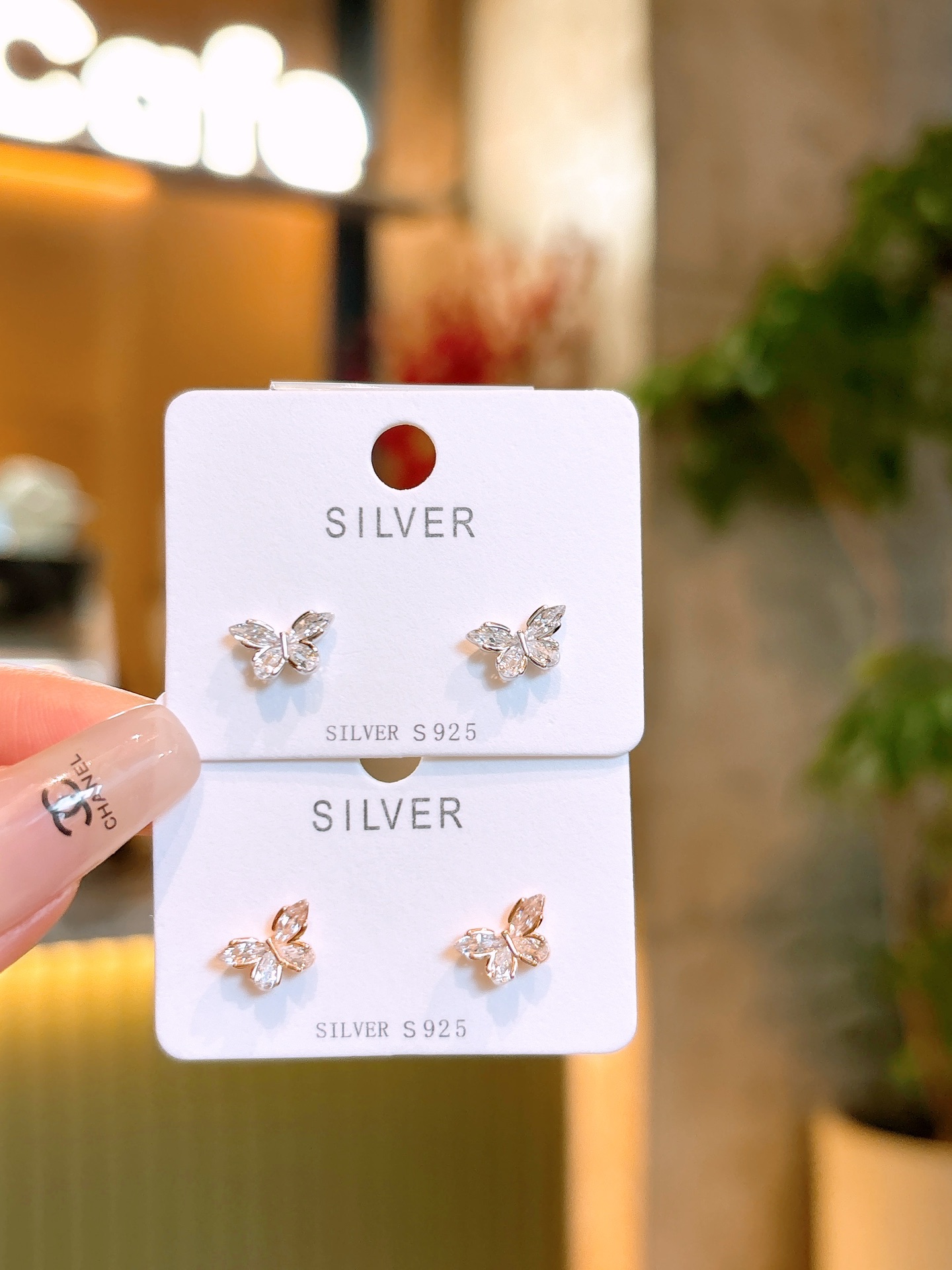 Nickel Free Silver Earrings French Party Gold