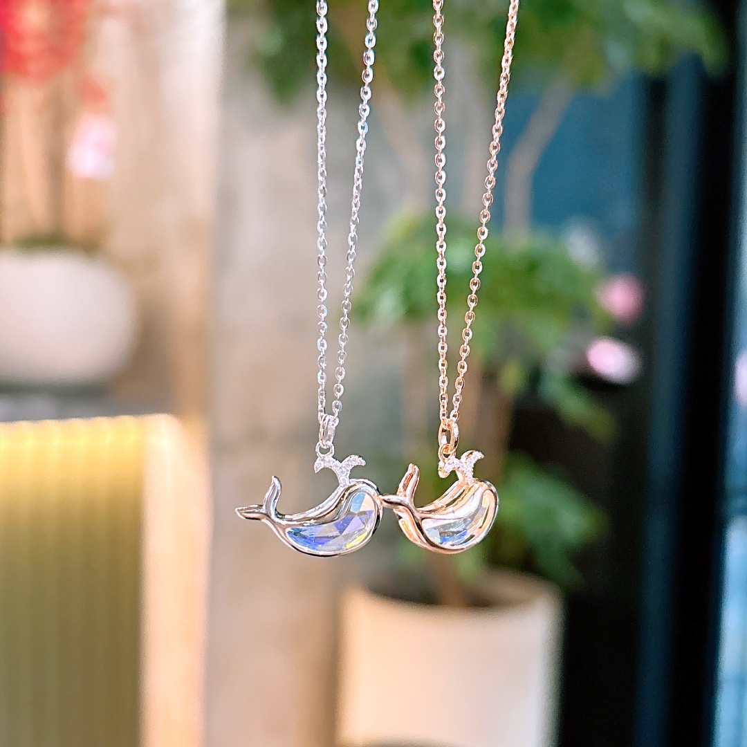 S925 Sterling Silver Necklace Precision Wedding Registration Gold