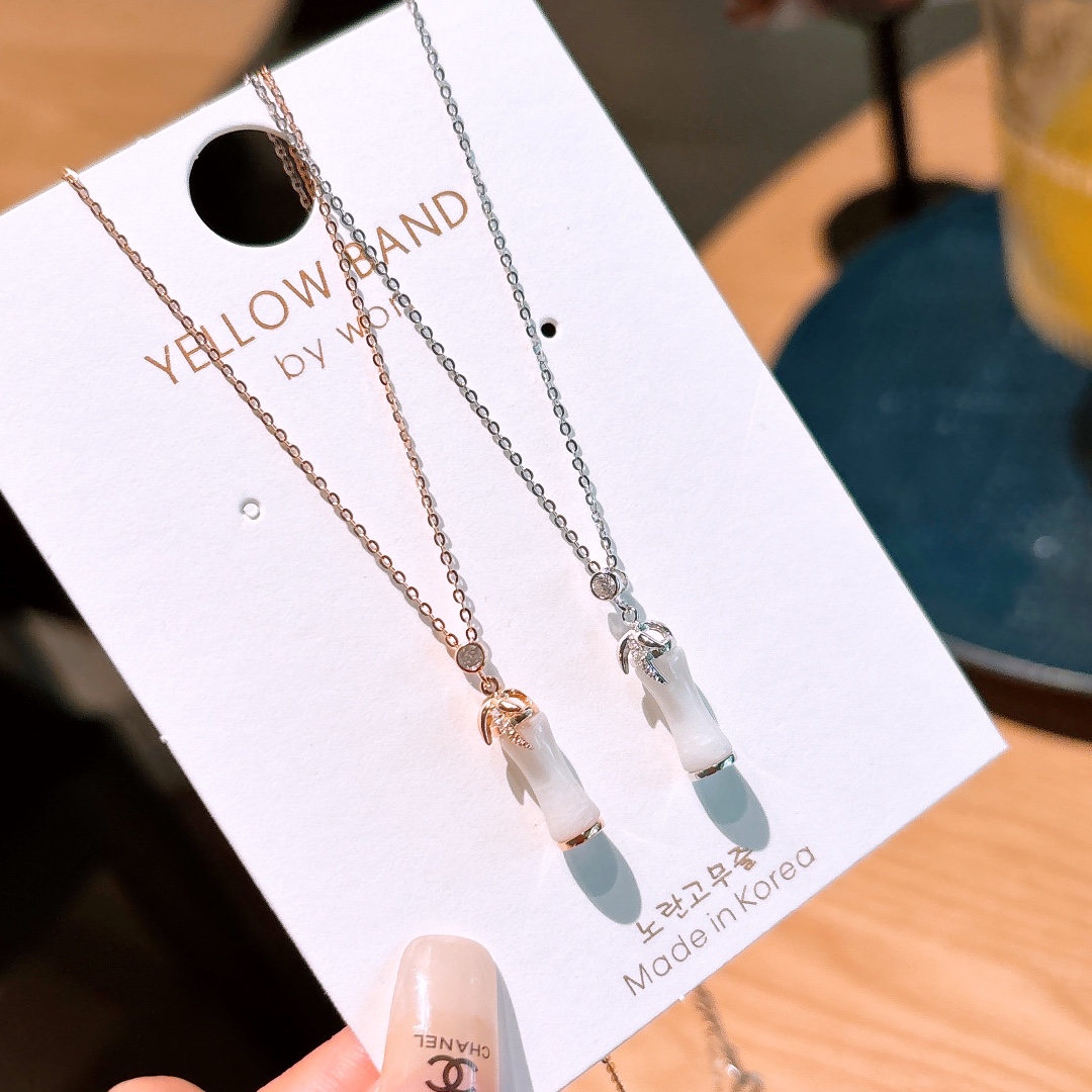 S925 Sterling Silver Necklace Ultra Minimal Wedding Favor Silver