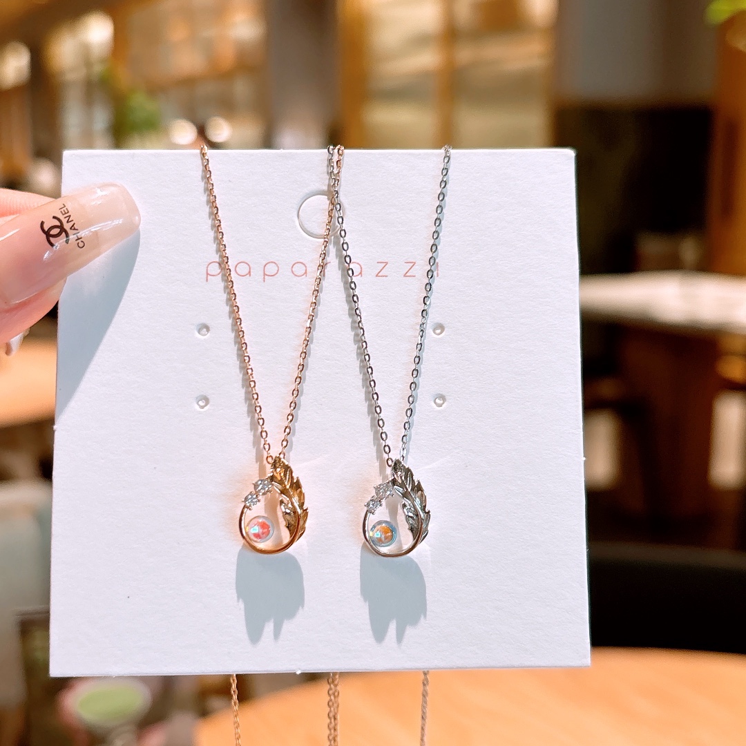 S925 Sterling Silver Necklace Gentle Confession Gold