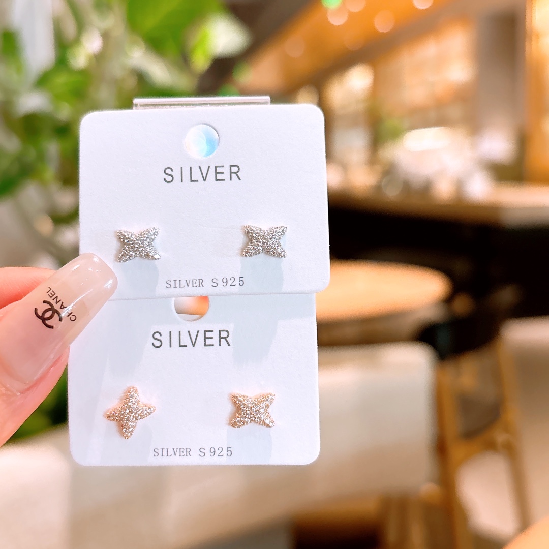 Nickel Free Silver Earrings Minimalist Workplace Silver