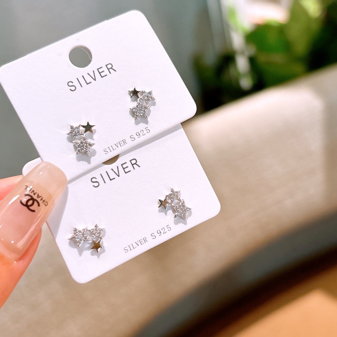 High Polish Silver Earrings Pure Bestie Gift Gold