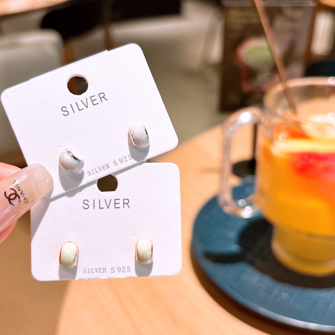 925 Silver Earrings Gentle Bestie Gift Gold