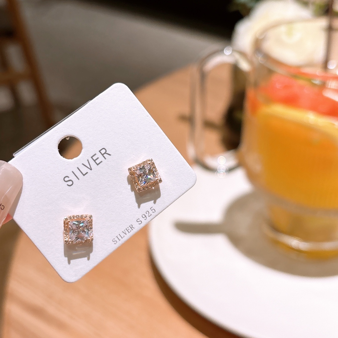 Solid Silver Earrings Premium Birthday Silver