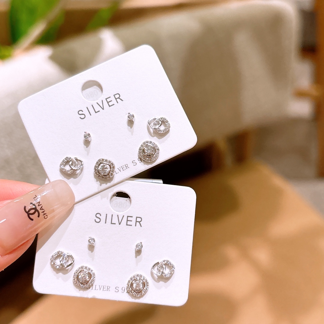 925 Silver Earrings Intellectual Birthday Silver