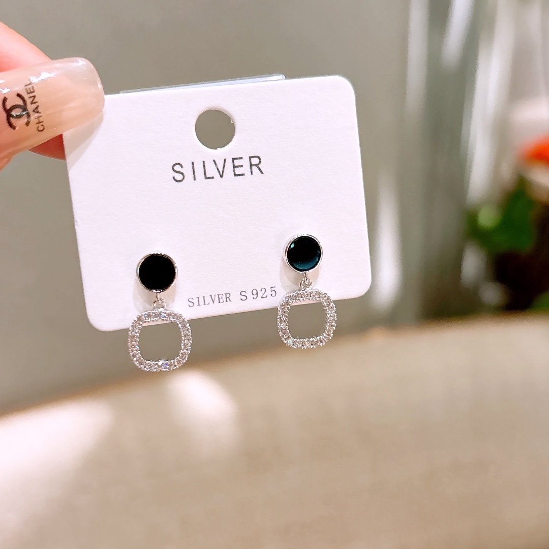 Hypoallergenic Silver Earrings Cute Mother's Day Gold