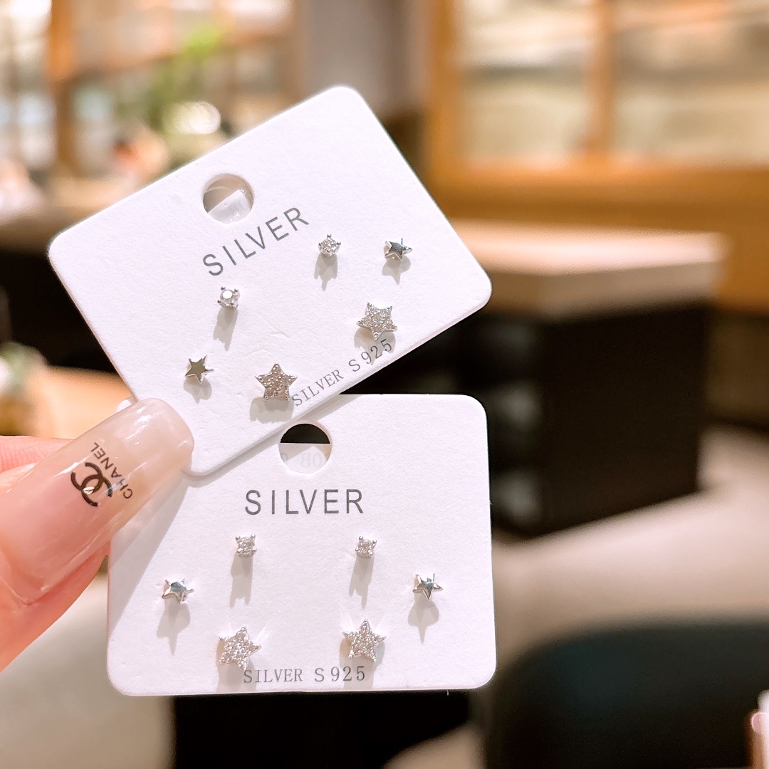 High Polish Silver Earrings Intellectual Workplace Silver