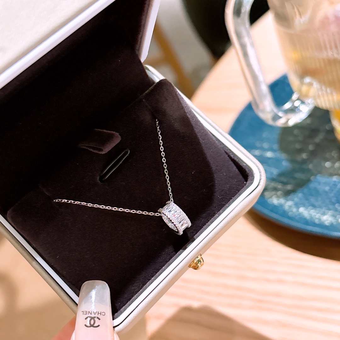 S925 Sterling Silver Necklace Vintage Mother's Day Gold