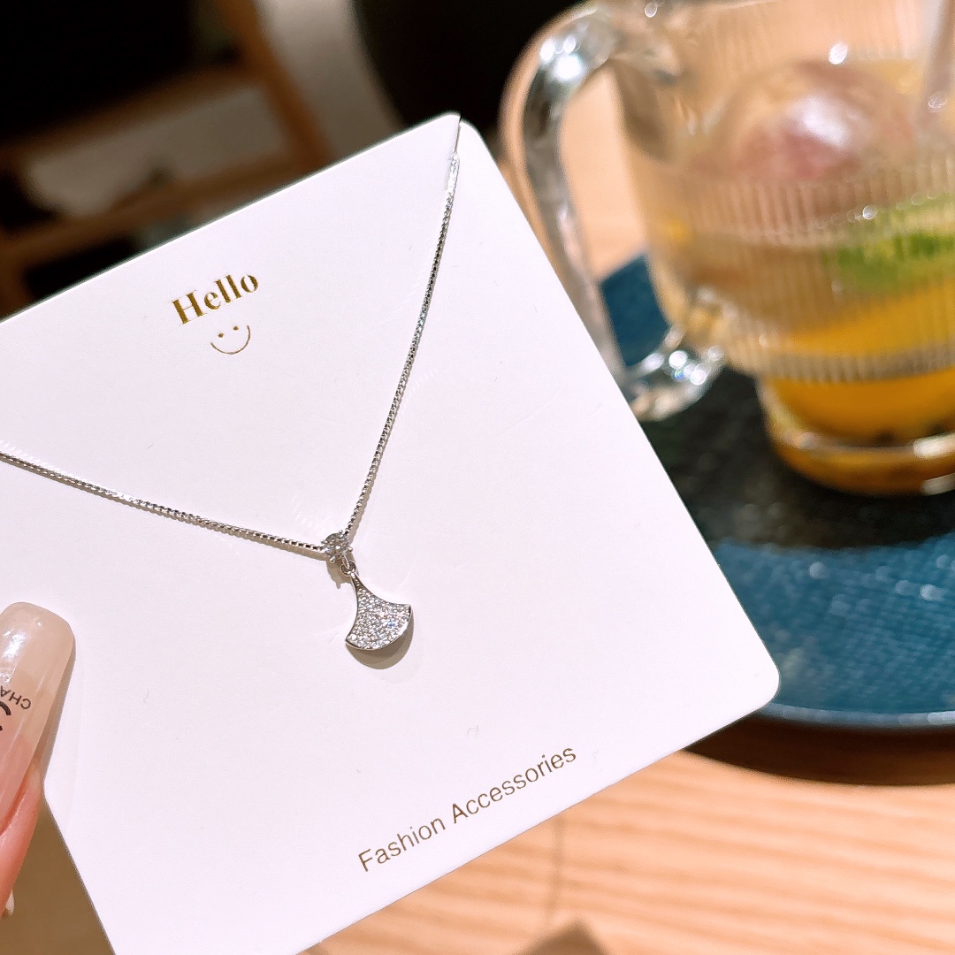 925 Silver Necklace Cute Wedding Favor Silver