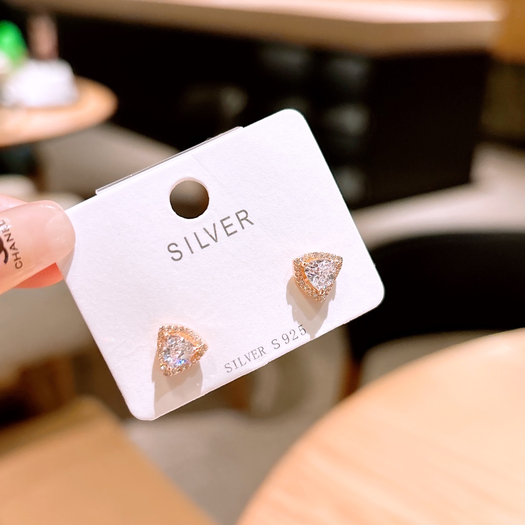 Massivsilber Ohrringe Verspielt Valentinstag Gold