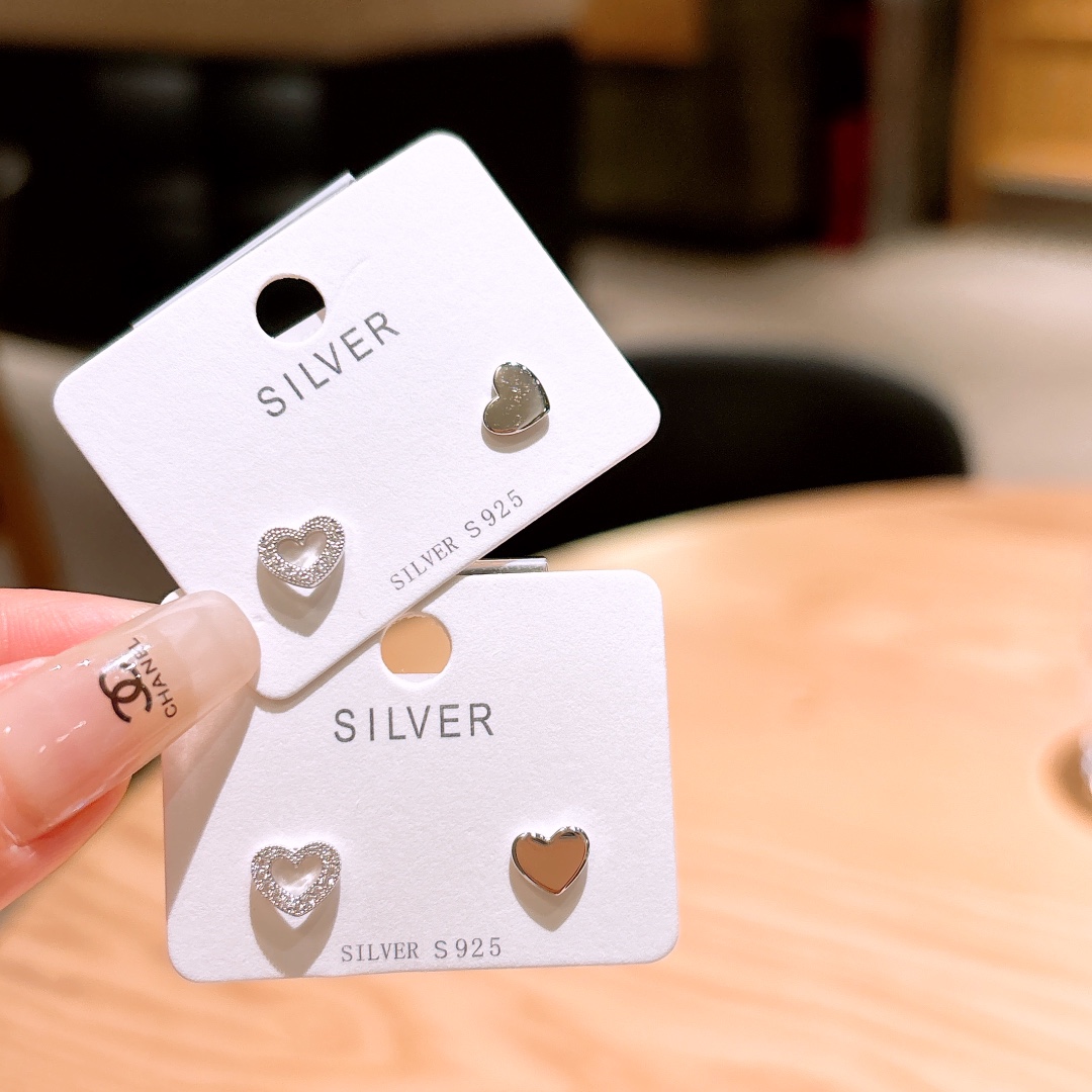 Hypoallergenic Silver Earrings Forest Engagement Silver