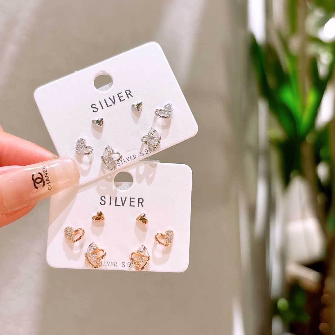 Nickel Free Silver Earrings Gentle Wedding Favor Gold