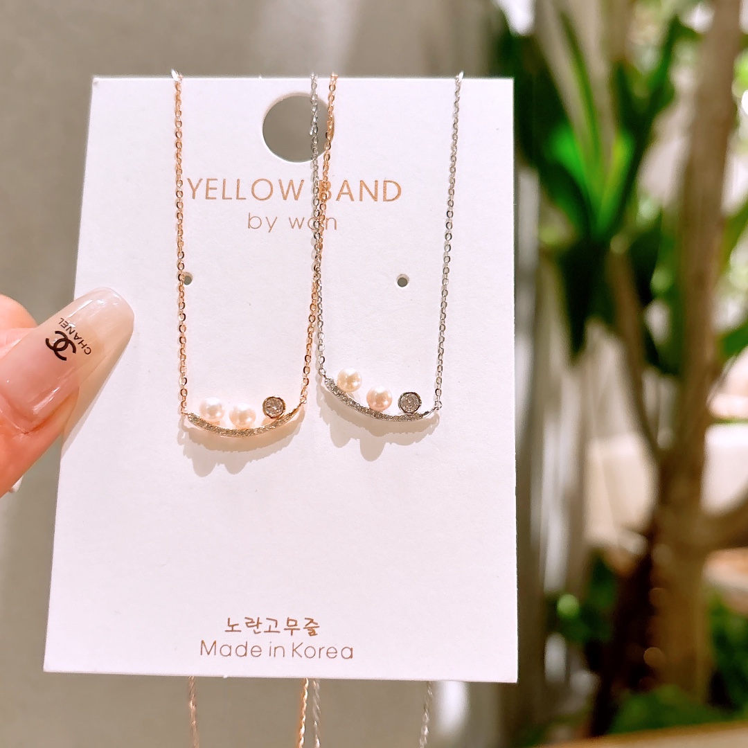 925 Silver Necklace French Mother's Day Gold